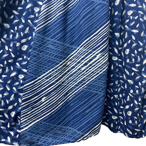 Maxi Dress Womens XS/S Smocked Lightweight Party Event Beachy Coastal Nautical - Picture 7 of 16